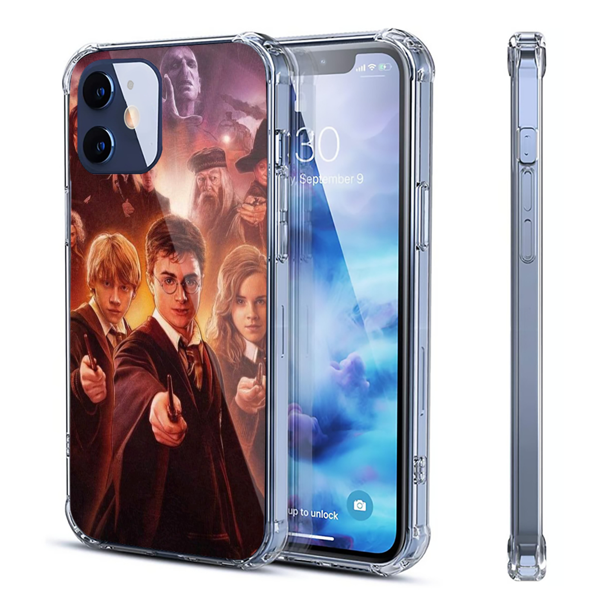 （画像用） Harry Potter ハリー・ポッターシリーズ 【iPhone 12シリーズ対応】透明スマホケース（クリアソフトケース）